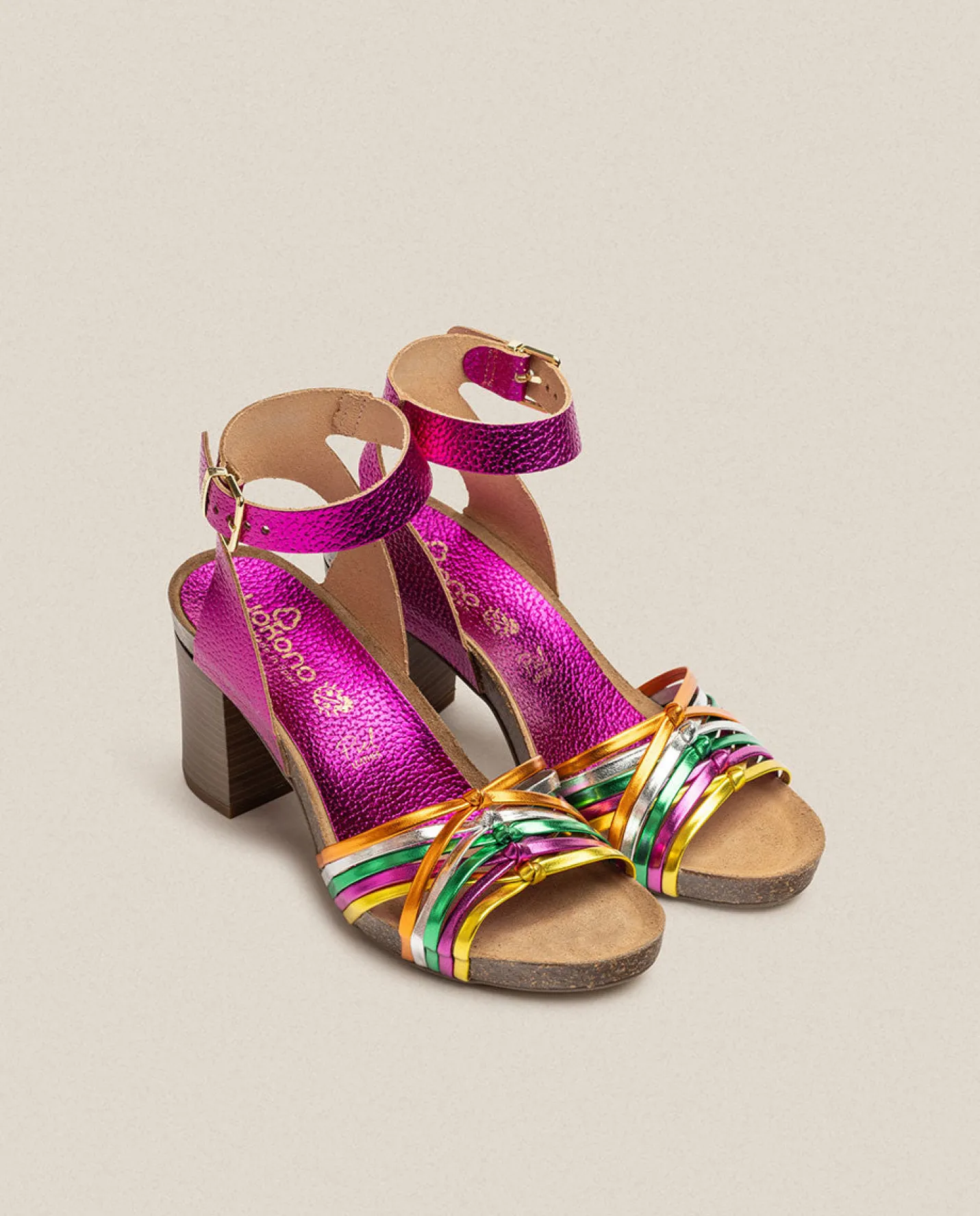Heeled Sandals|Yokono Sandalia De Tacón Ponza 005 Rosa
