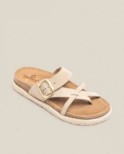 Flat Sandals|Yokono Sandalia Plana Arena 003 Beige