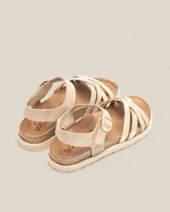 Flat Sandals|Yokono Sandalia Plana Arena 001 Beige