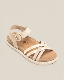 Flat Sandals|Yokono Sandalia Plana Arena 001 Beige
