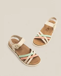 Flat Sandals|Yokono Sandalia Plana Arena 001 Beige