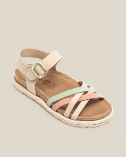 Flat Sandals|Yokono Sandalia Plana Arena 001 Beige