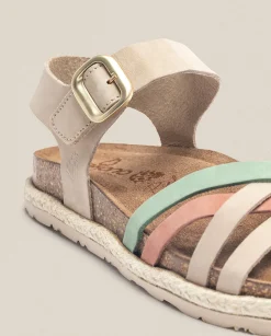 Flat Sandals|Yokono Sandalia Plana Arena 001 Beige