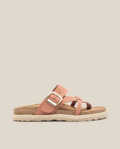 Flat Sandals|Yokono Sandalia Plana Arena 003 Rosa