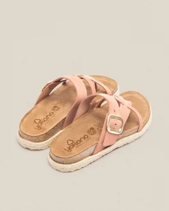 Flat Sandals|Yokono Sandalia Plana Arena 003 Rosa