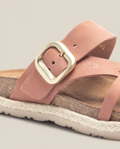 Flat Sandals|Yokono Sandalia Plana Arena 003 Rosa