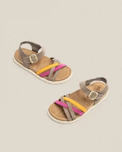Flat Sandals|Yokono Sandalia Plana Arena 001 Rosa