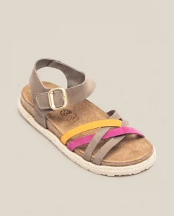 Flat Sandals|Yokono Sandalia Plana Arena 001 Rosa