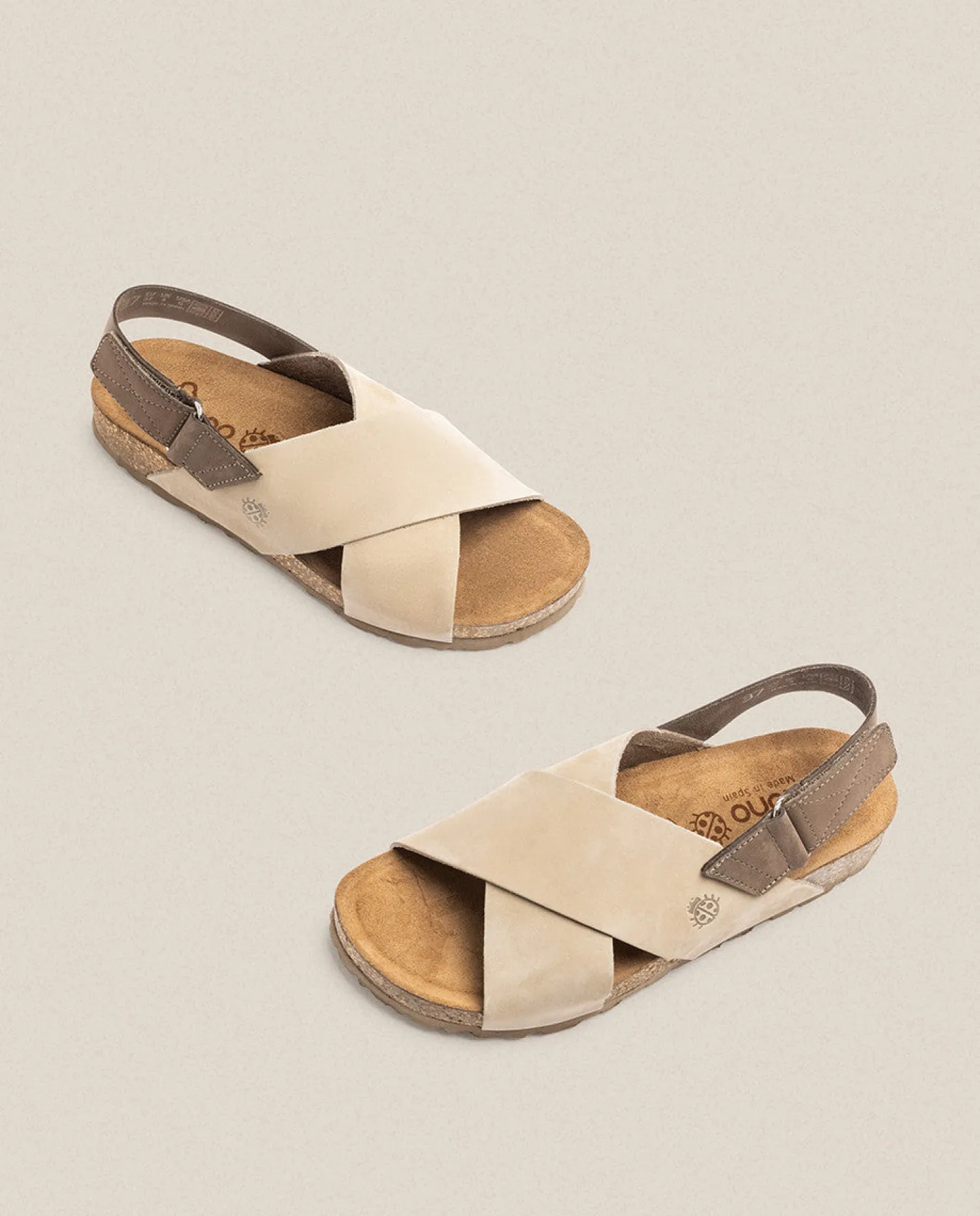 Flat Sandals|Yokono Sandalia Plana Jerba 134 Beige