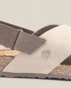 Flat Sandals|Yokono Sandalia Plana Jerba 134 Beige
