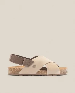 Flat Sandals|Yokono Sandalia Plana Jerba 134 Beige