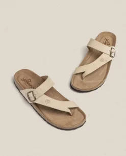 Sandals|Yokono Sandalia Plana Macam 203 Beige