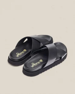 Sandals|Yokono Sandalia Plana Man 003 Negro