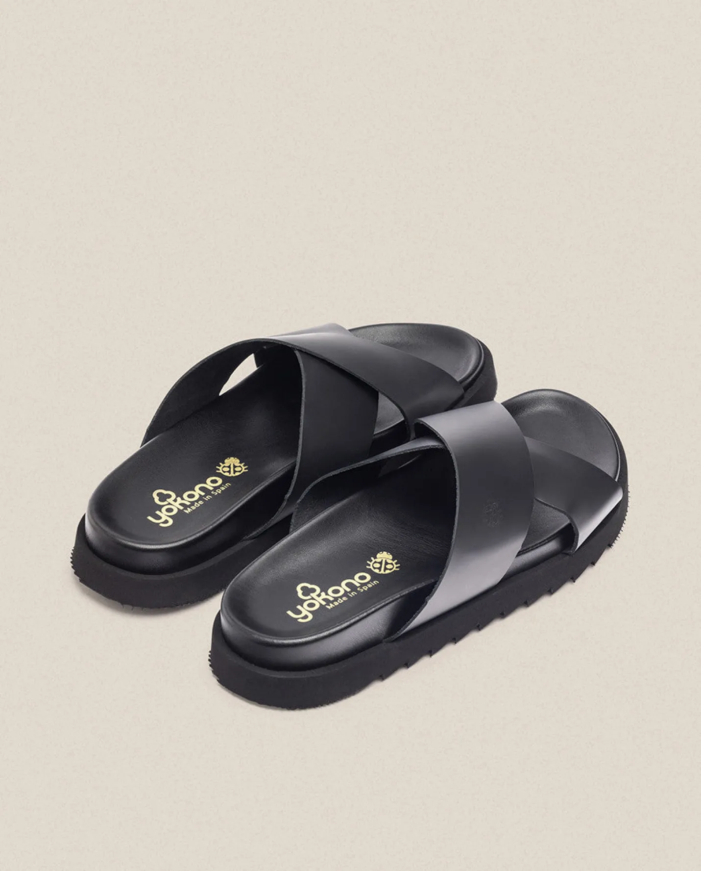 Sandals|Yokono Sandalia Plana Man 003 Negro