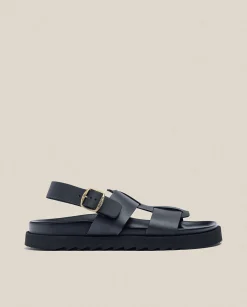 Sandals|Yokono Sandalia Plana Man 002 Negro