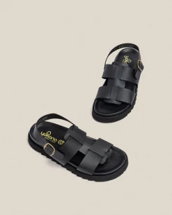 Sandals|Yokono Sandalia Plana Man 002 Negro
