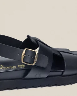 Sandals|Yokono Sandalia Plana Man 002 Negro