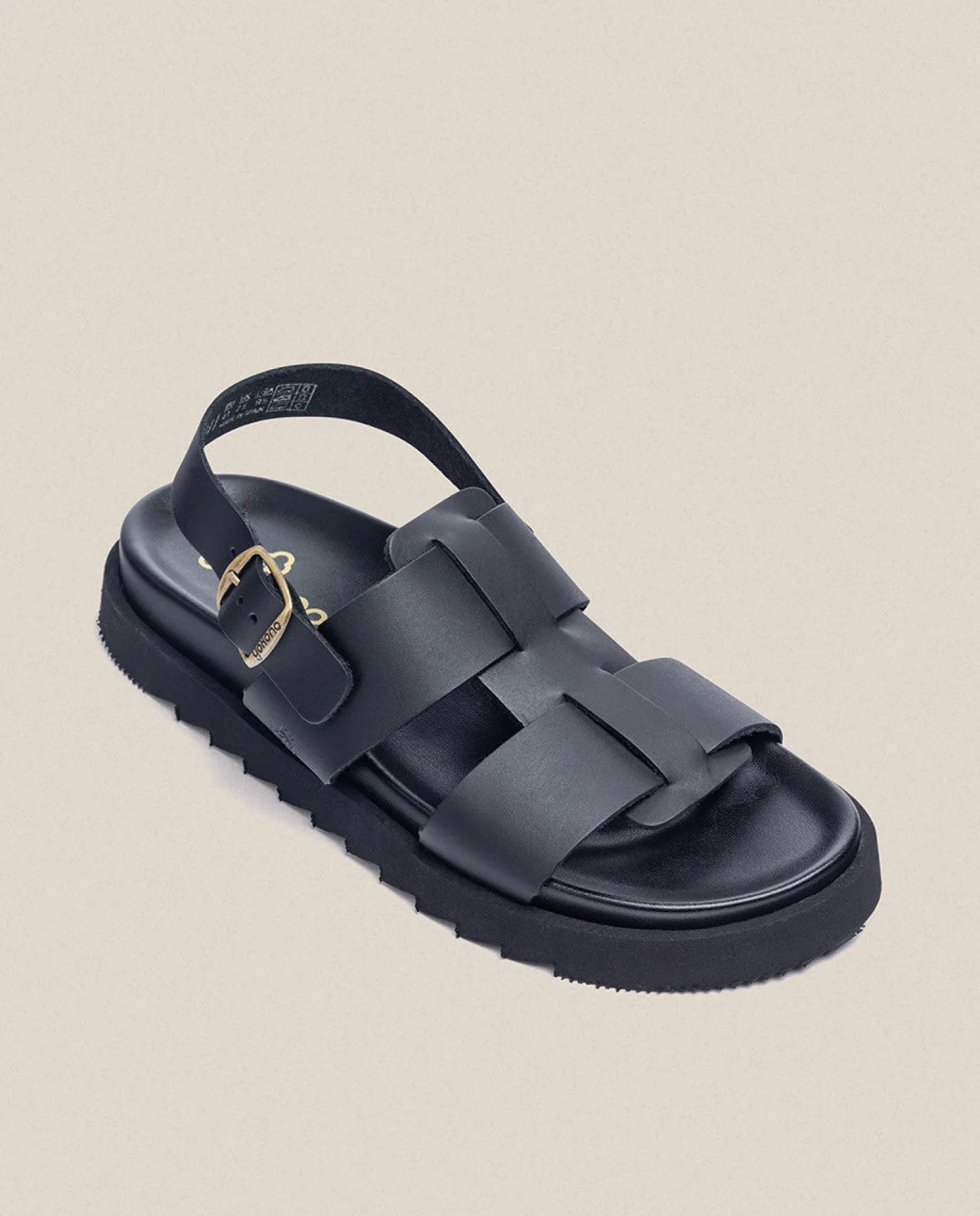Sandals|Yokono Sandalia Plana Man 002 Negro