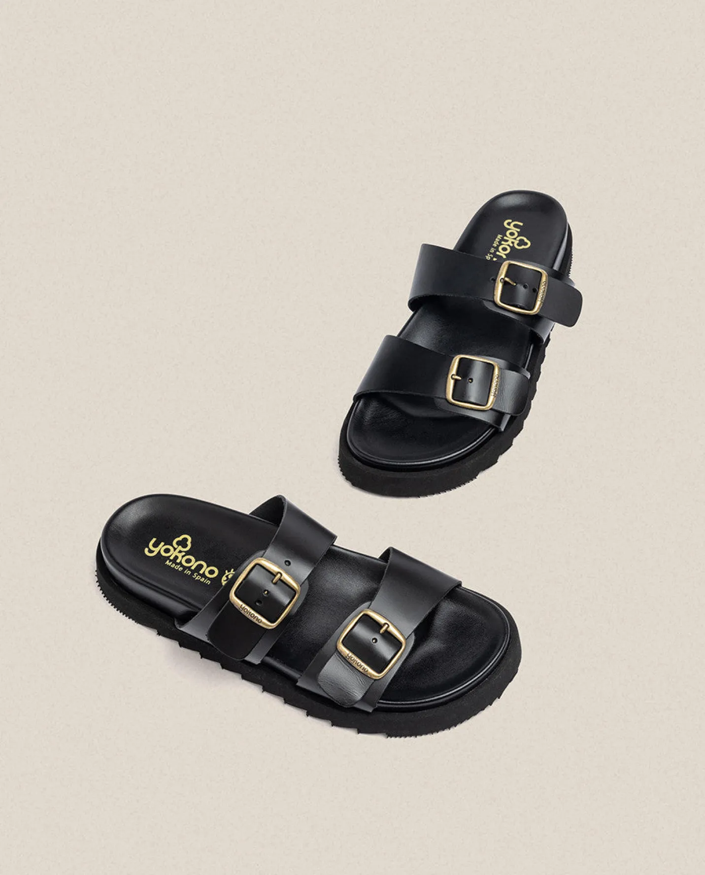 Sandals|Yokono Sandalia Plana Man 001 Negro