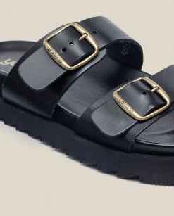 Sandals|Yokono Sandalia Plana Man 001 Negro