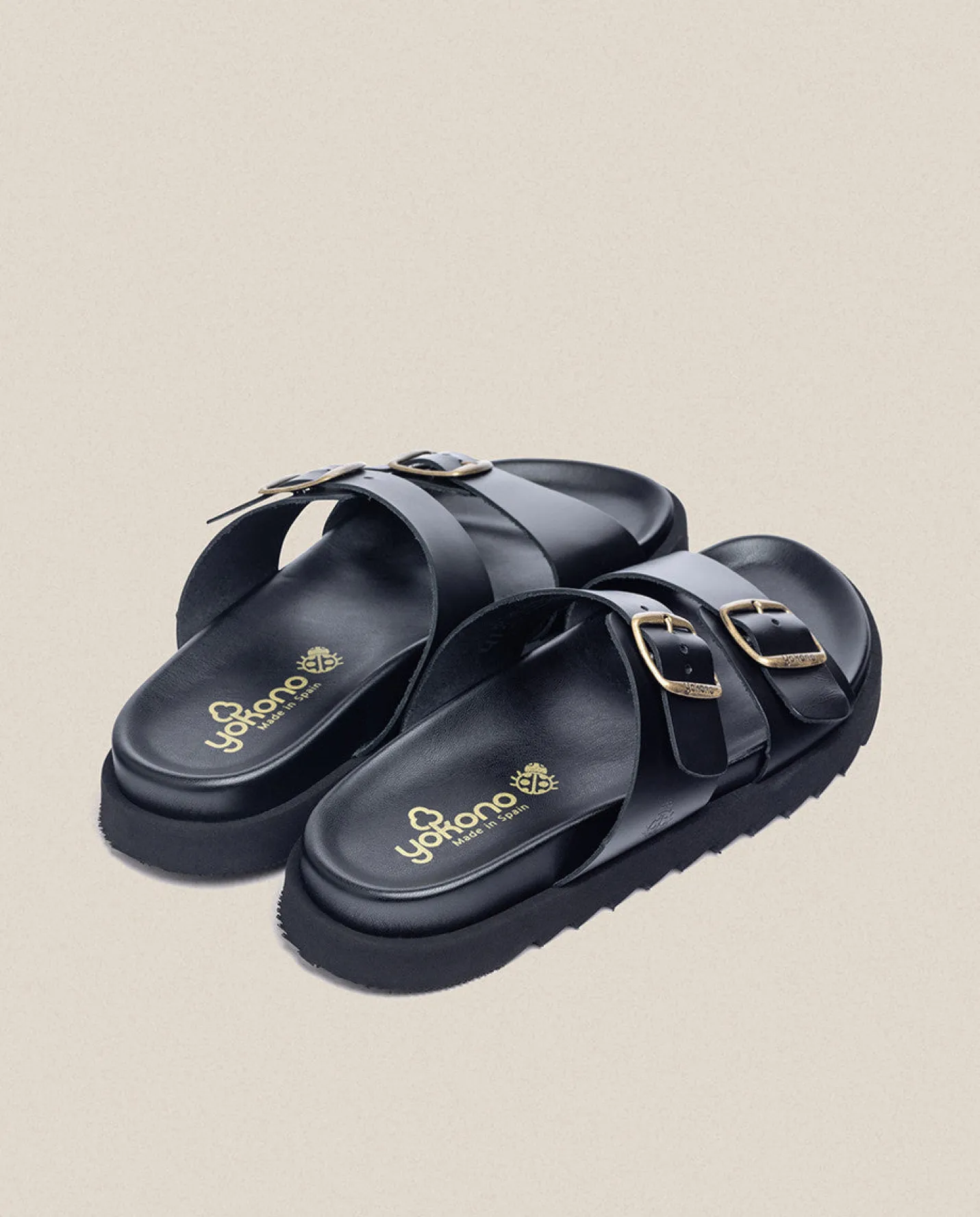 Sandals|Yokono Sandalia Plana Man 001 Negro