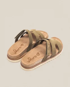 Flat Sandals|Yokono Sandalia Plana Petra 125 Verde