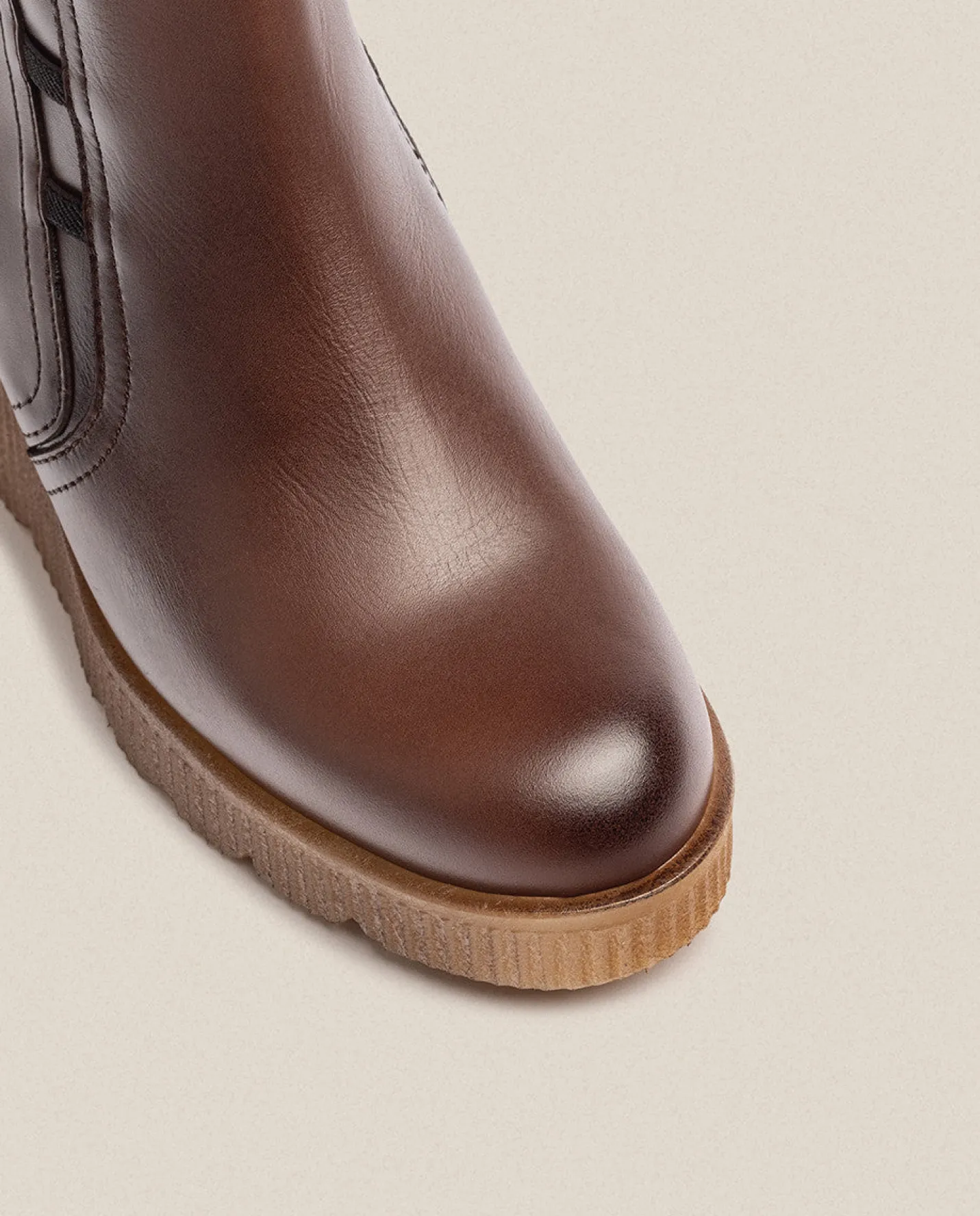 Ankle Boots|Yokono Wedge Ankle Boot MADONA-006 Brown