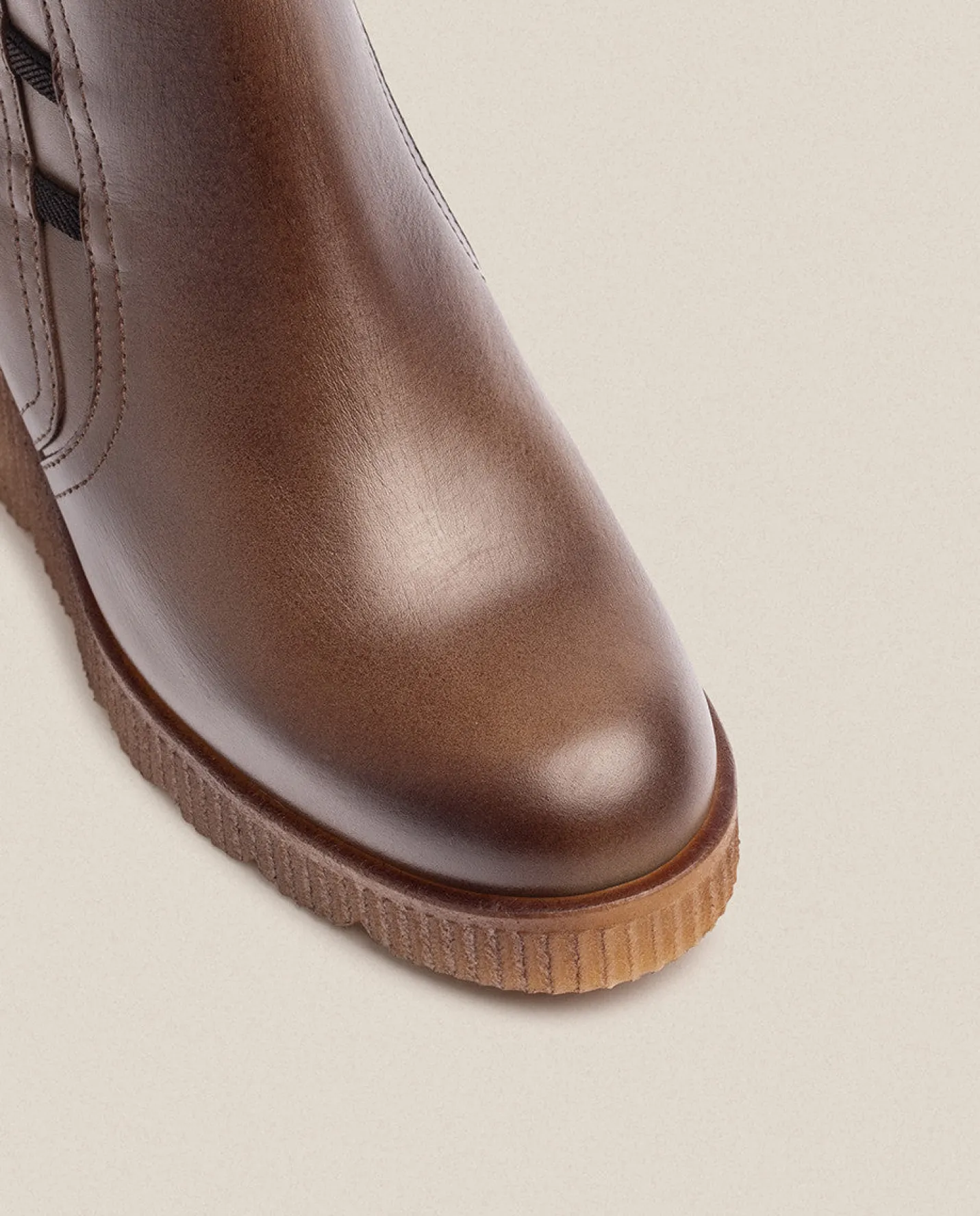 Ankle Boots|Yokono Wedge Ankle Boot MADONA-006 Brown