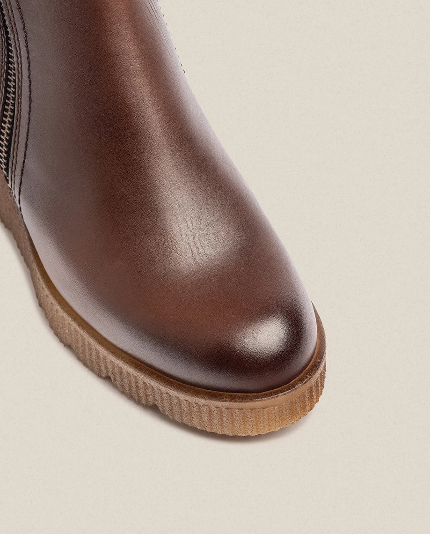 Ankle Boots|Yokono Wedge Ankle Boot MADONA-007 Brown