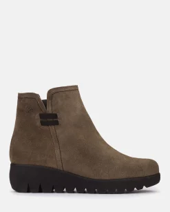 Ankle Boots|Yokono Wedge Boot ATENAS-032 Grey