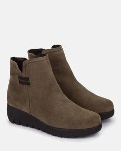 Ankle Boots|Yokono Wedge Boot ATENAS-032 Grey