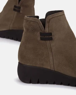 Ankle Boots|Yokono Wedge Boot ATENAS-032 Grey