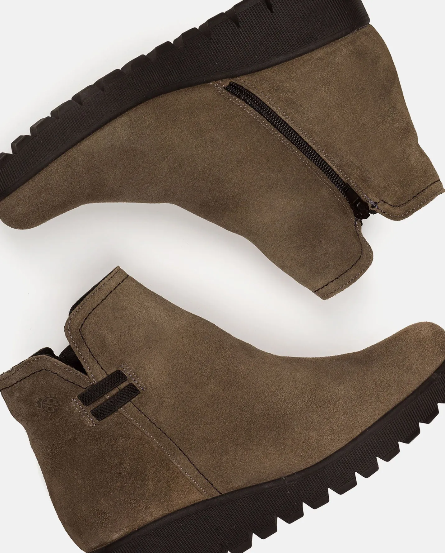Ankle Boots|Yokono Wedge Boot ATENAS-032 Grey