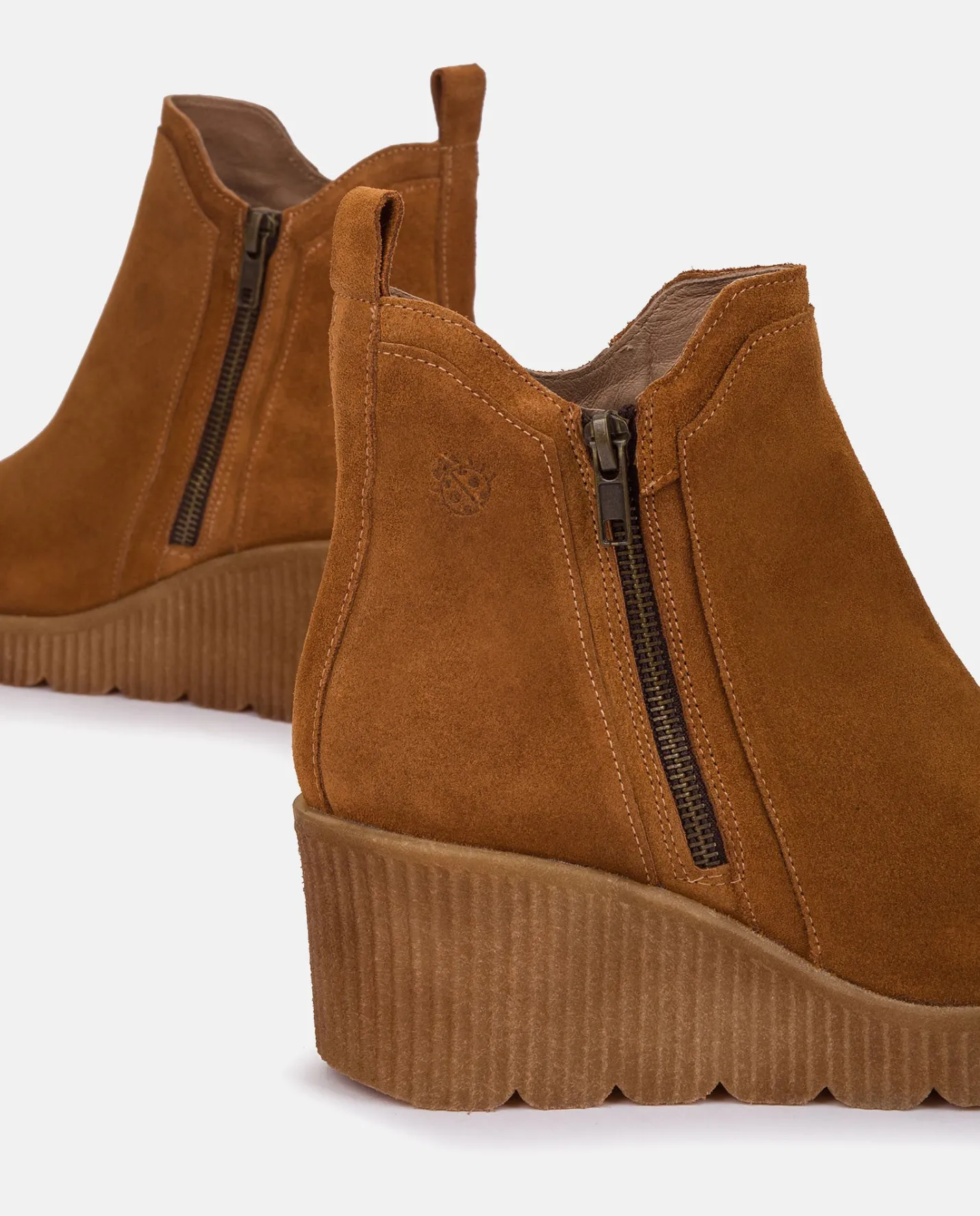 Ankle Boots|Yokono Wedge Booty MADONA-002 Leather