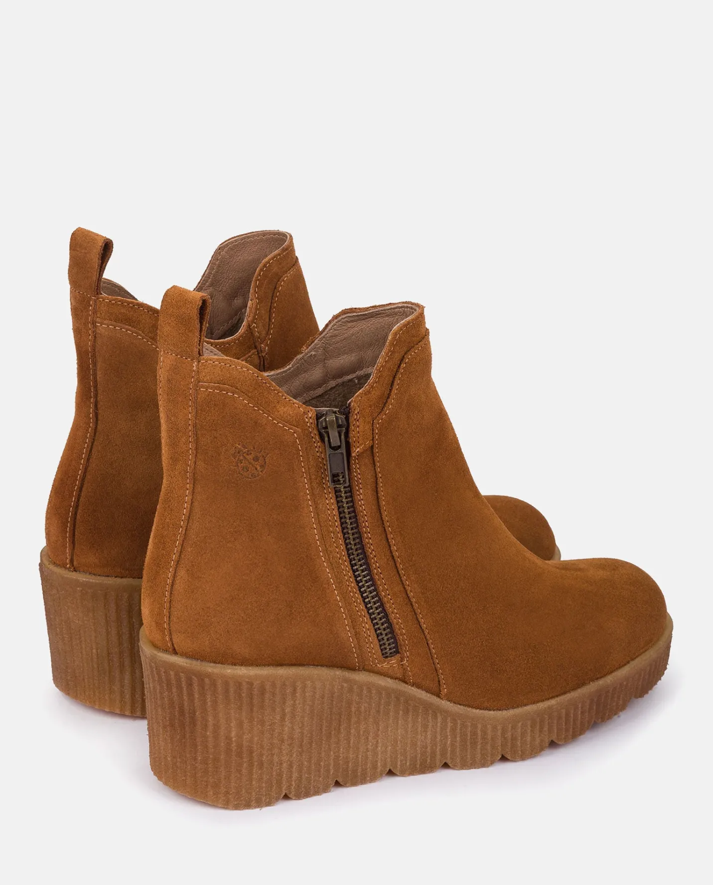 Ankle Boots|Yokono Wedge Booty MADONA-002 Leather