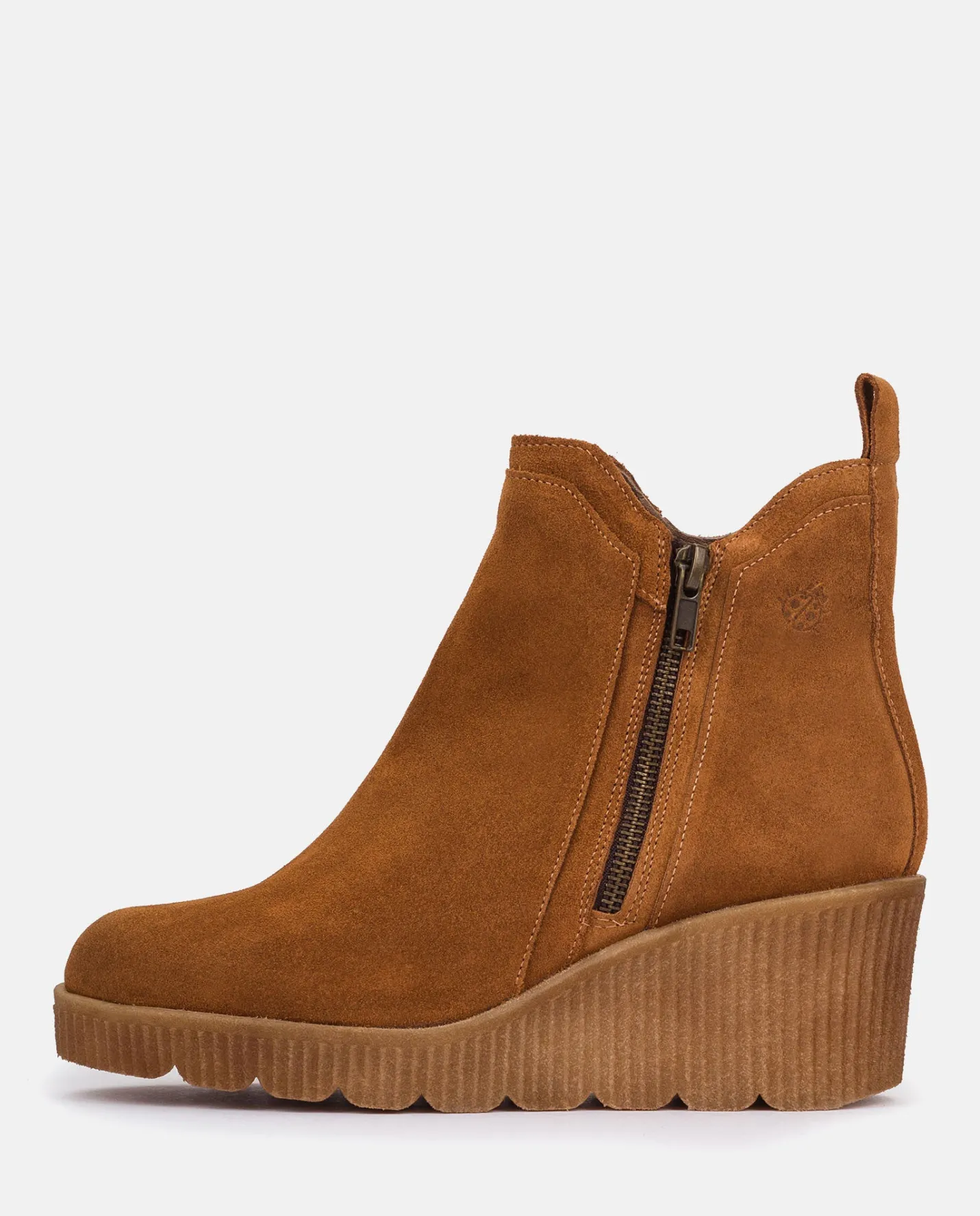 Ankle Boots|Yokono Wedge Booty MADONA-002 Leather