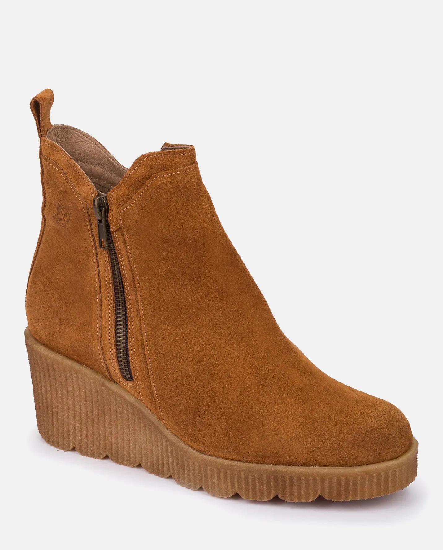 Ankle Boots|Yokono Wedge Booty MADONA-002 Leather