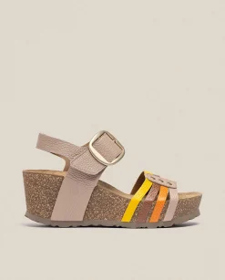 Wedge Sandals|Yokono Wedge Sandal BARI 304 Beige