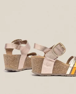 Wedge Sandals|Yokono Wedge Sandal BARI 304 Pink