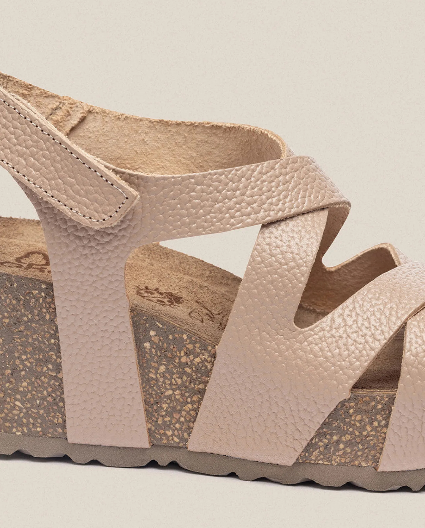 Wedge Sandals|Yokono Wedge Sandal BARI-303 Beige
