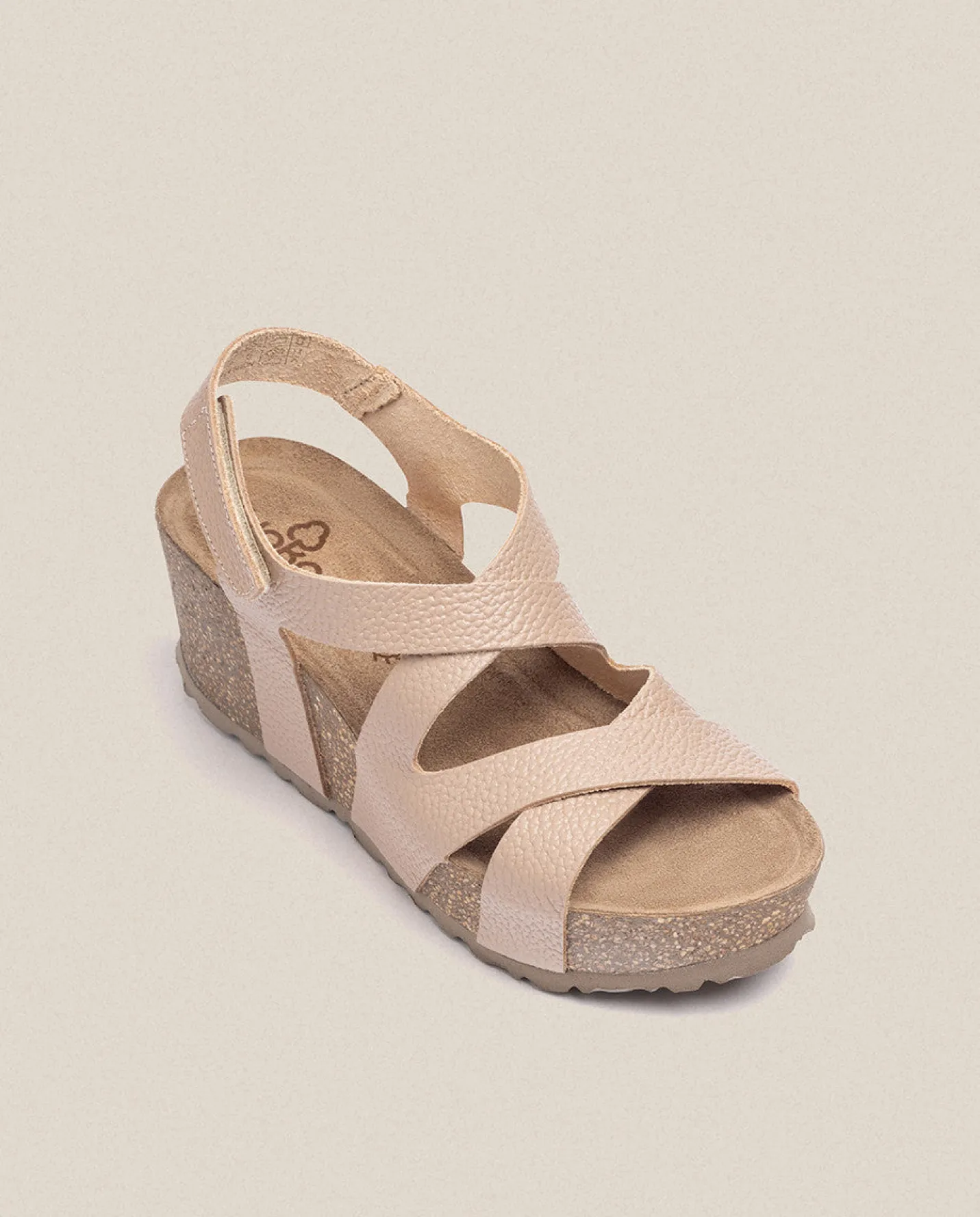 Wedge Sandals|Yokono Wedge Sandal BARI-303 Beige