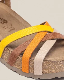 Wedge Sandals|Yokono Wedge Sandal BARI-302 Beige
