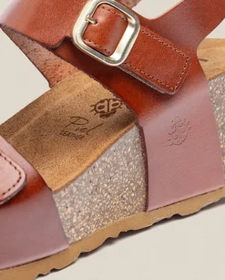 Wedge Sandals|Yokono Wedge Sandal BARI-301 Brown