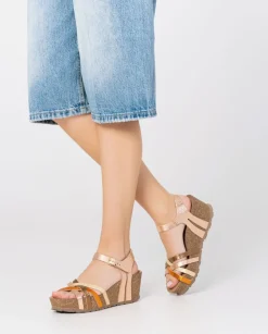 Wedge Sandals|Yokono Wedge Sandal BARI-302 Pink