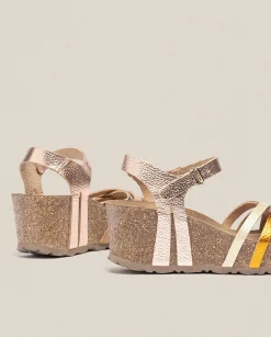 Wedge Sandals|Yokono Wedge Sandal BARI-302 Pink