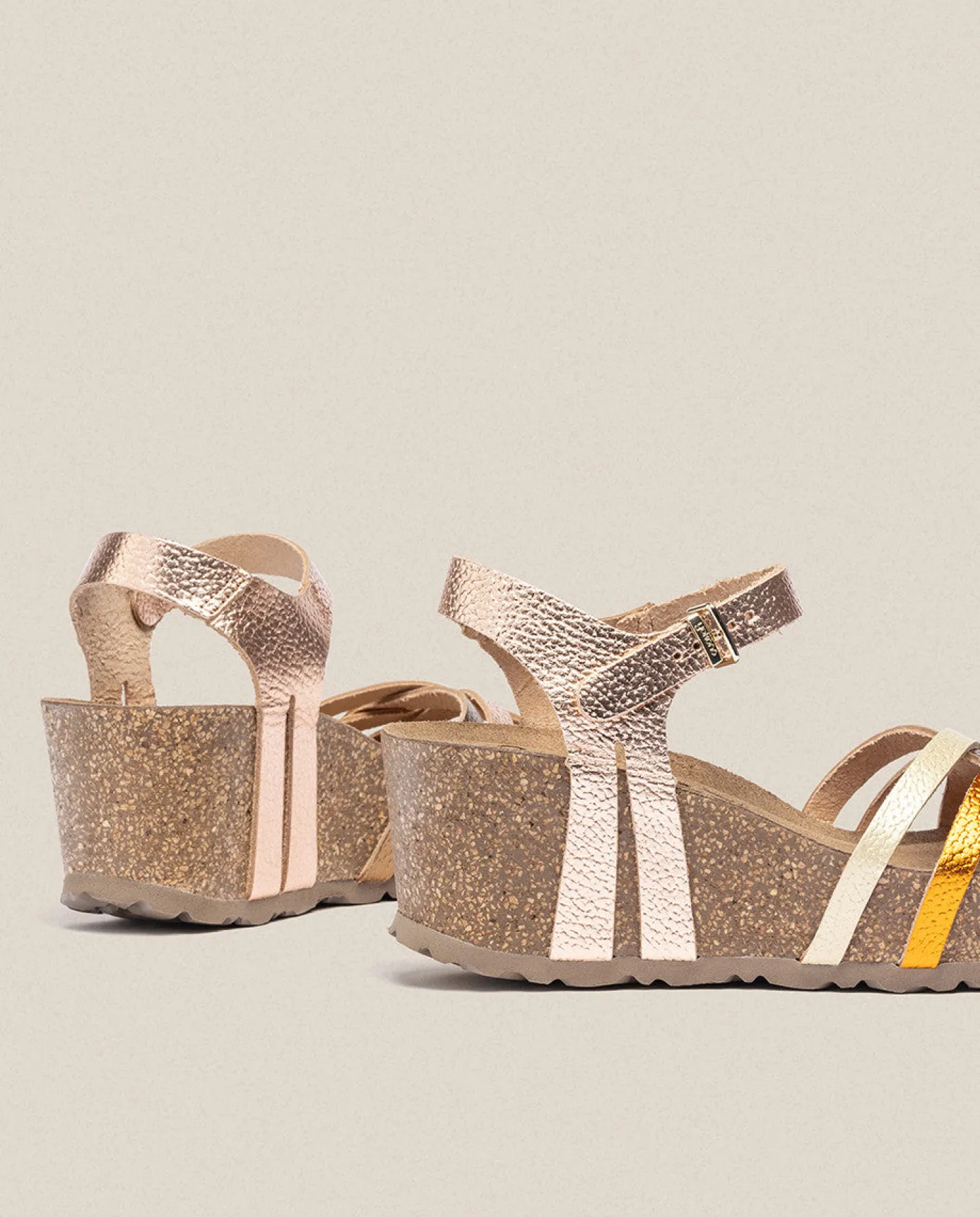 Wedge Sandals|Yokono Wedge Sandal BARI-302 Pink