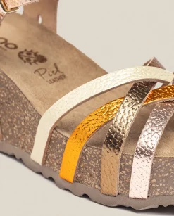 Wedge Sandals|Yokono Wedge Sandal BARI-302 Pink