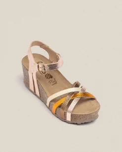 Wedge Sandals|Yokono Wedge Sandal BARI-302 Pink
