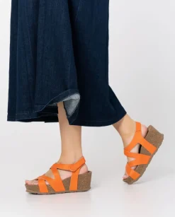 Wedge Sandals|Yokono Wedge Sandal BARI-303 Red