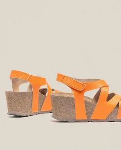 Wedge Sandals|Yokono Wedge Sandal BARI-303 Red